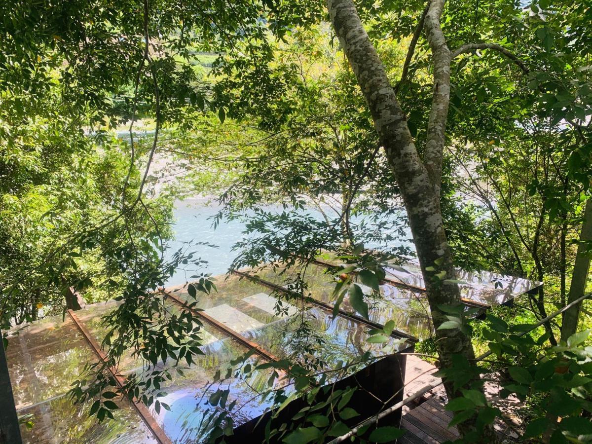 森之秘湯 Mhuwe Hotspring Apartman Zsenaj Kültér fotó